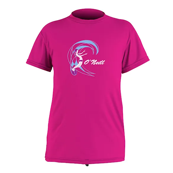 Lycra O'Neill Toddler O'zone S/S Sun Shirt Girl berry 2025 - 1