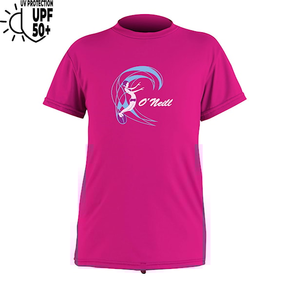 Lycra O'Neill Toddler O'zone S/S Sun Shirt Girl berry 2025 - 1
