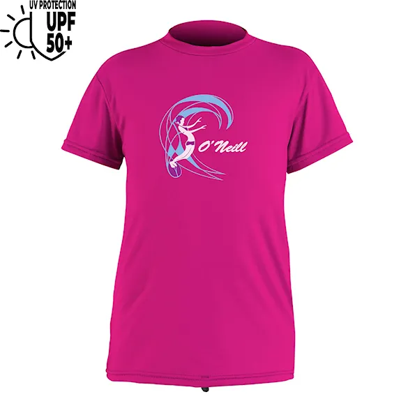 Lycra O'Neill Toddler O'zone S/S Sun Shirt Girl berry 2025 - 1