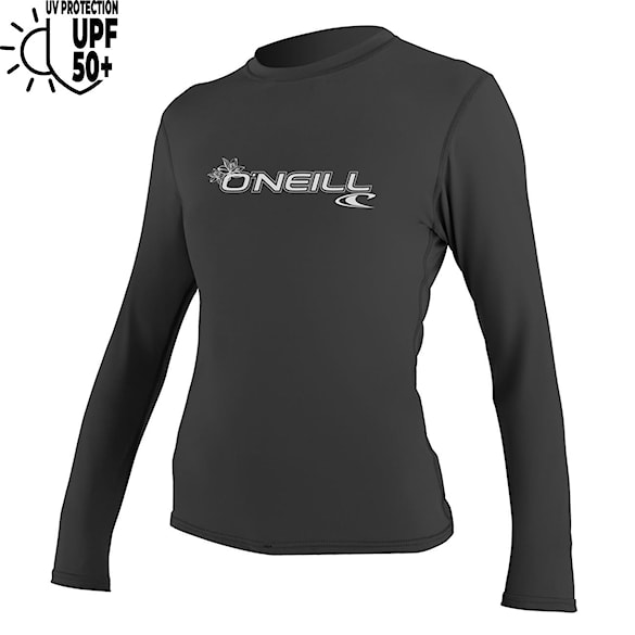 Lycra O'Neill Wms Basic Skins L/S Sun Shirt black 2026 - 1