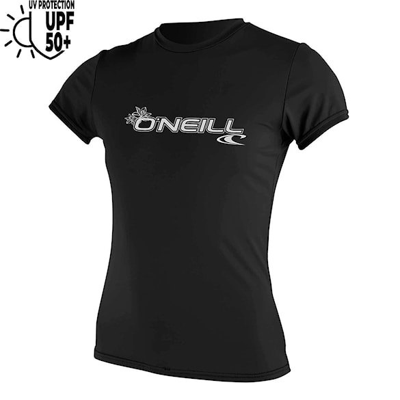 Lycra O'Neill Wms Basic Skins S/S Sun Shirt black 2026 - 1