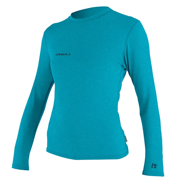 Lycra O'Neill Wms TRVLR Hybrid L/S Sun Shirt TURQUOISE 2025 - 1