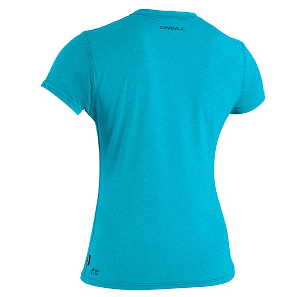 Lycra O'Neill Wms TRVLR Hybrid S/S Sun Shirt turquoise 2025 - 2