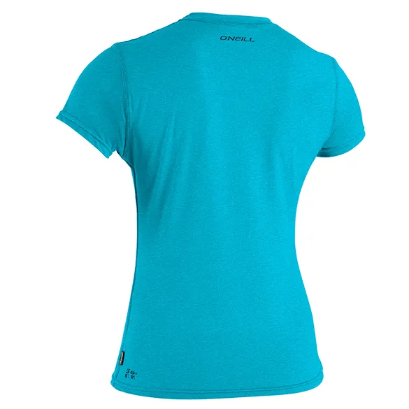 Lycra O'Neill Wms TRVLR Hybrid S/S Sun Shirt turquoise 2025 - 2