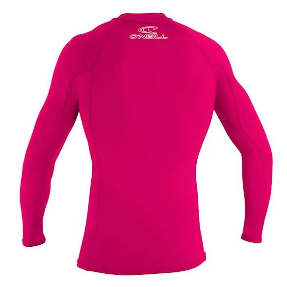 Lycra O'Neill Youth Basic Skins L/S Rash Guard watermelon 2026 - 2
