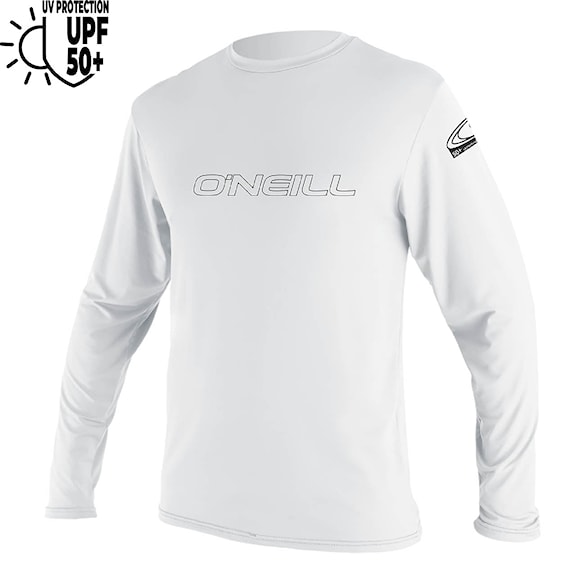 Lycra O'Neill Youth Basic Skins L/S Sun Shirt white 2026 - 1