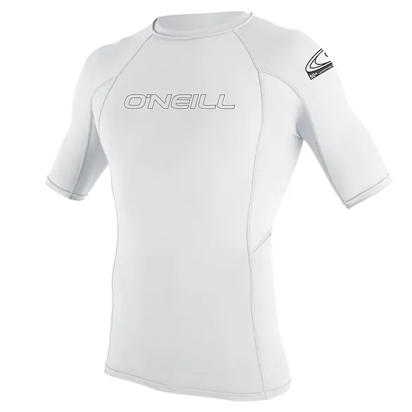 Lycra O'Neill Youth Basic Skins S/s Rash white 2026 - 1