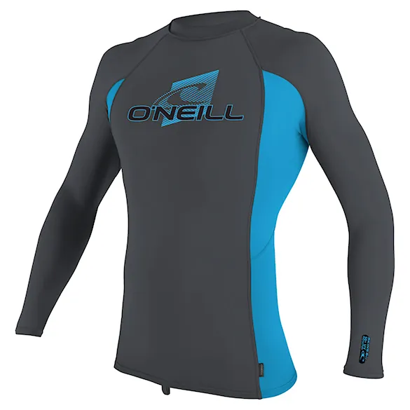 Lycra O'Neill Youth Premium Skins L/S Rash Guard graphite/sky/graphite 2024 - 1