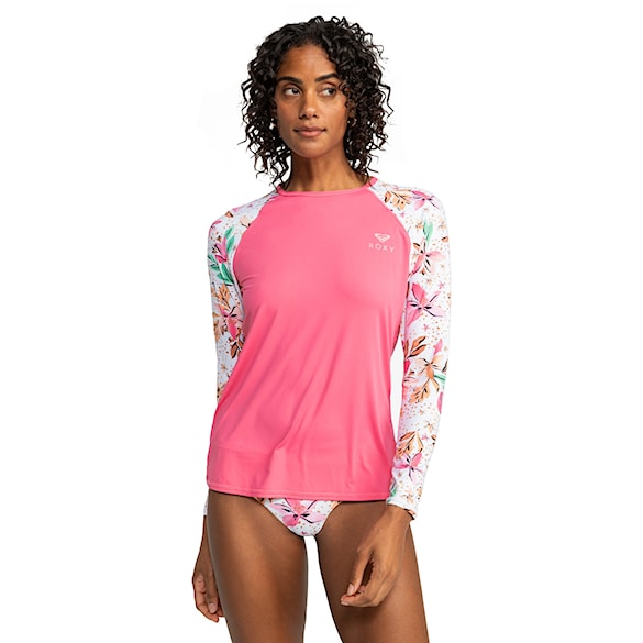 Lycra Roxy LS Lycra Printed white happy tropical swim 2024 - 1