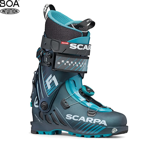 Lyžáky SCARPA F1 3.0 anthracite/ottanio 2023 - 1