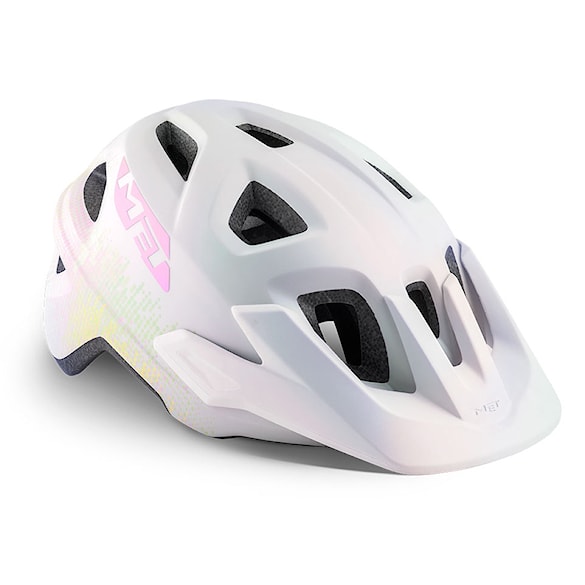 Kask rowerowy MET Eldar iridescent white texture/matt 2022 - 1