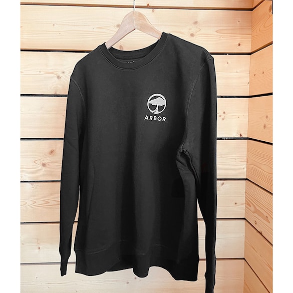 Mikina Arbor Cornerstone Crew black 2024 - 3