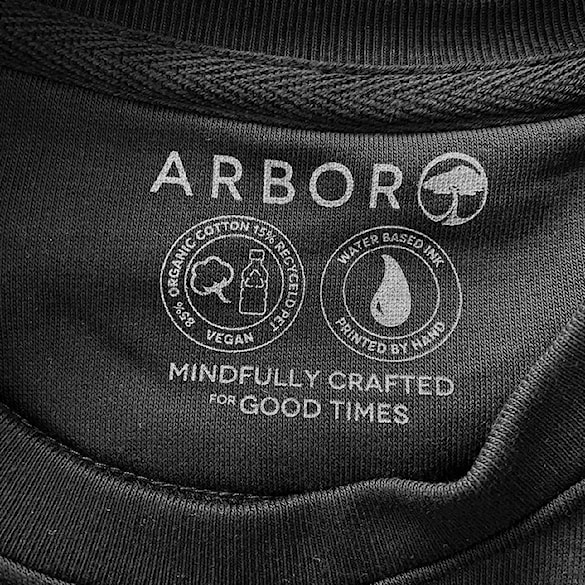 Mikina Arbor Cornerstone Crew black 2024 - 4