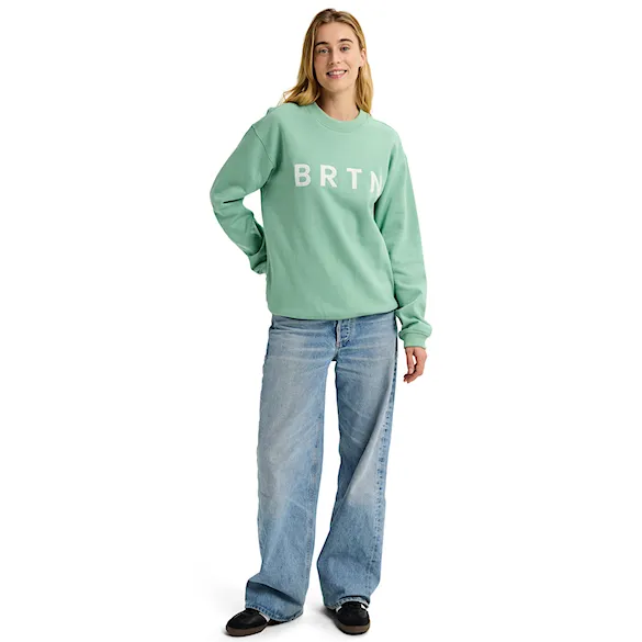 Mikina Burton BRTN Crew soft sage 2025 - 5