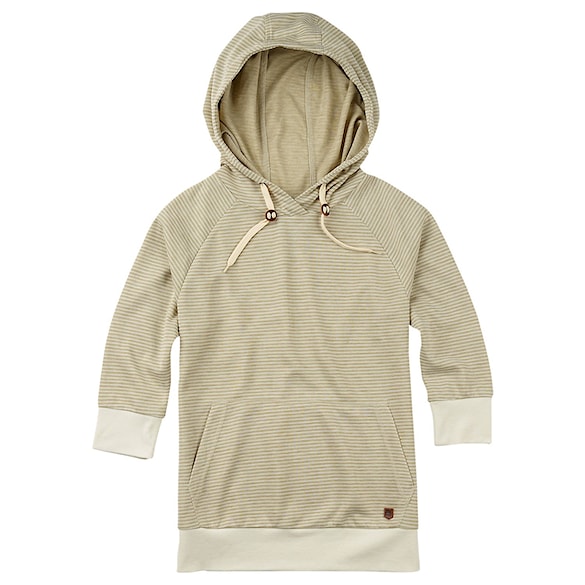 Bike mikina Burton Hamlin Hoodie vanilla stripe 2015 - 1