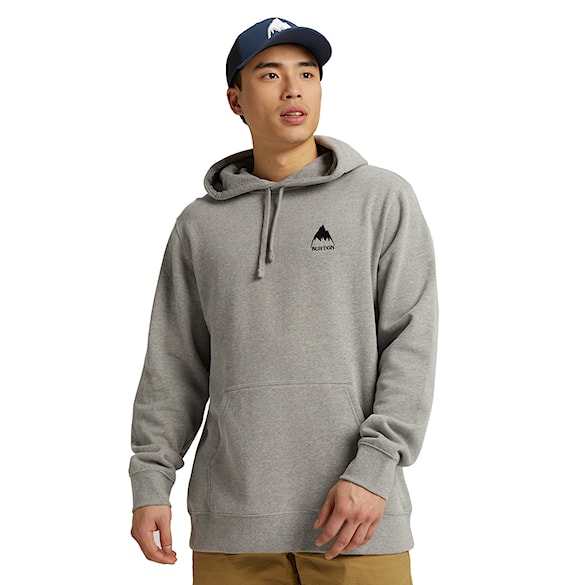 Hoodie Burton Mountain Pullover grey heather 2024 - 1