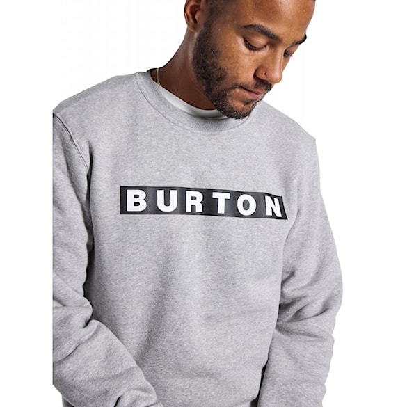 Mikina Burton Vault Crew grey heather 2024 - 2