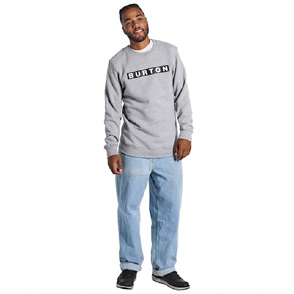 Mikina Burton Vault Crew grey heather 2024 - 3