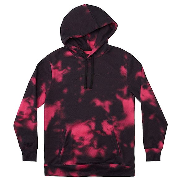 Mikina DC Cloudy Hoodie black/fuchsia halftone smoke 2022 - 7