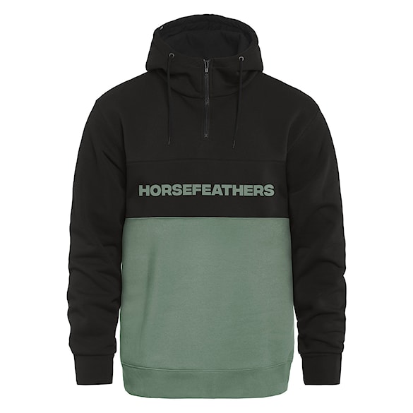Bluza Horsefeathers Fulton black/iceberg green 2025 - 1