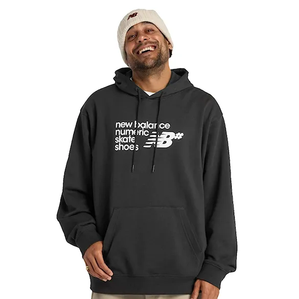 Bluza New Balance Numeric French Terry Hoodie black 2025 - 1