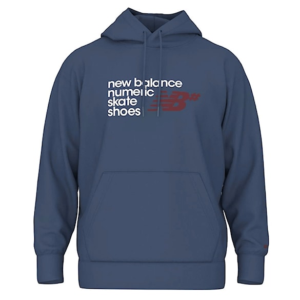 Mikina New Balance Numeric French Terry Hoodie vintage indigo 2025 - 3