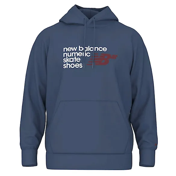 Mikina New Balance Numeric French Terry Hoodie vintage indigo 2025 - 3