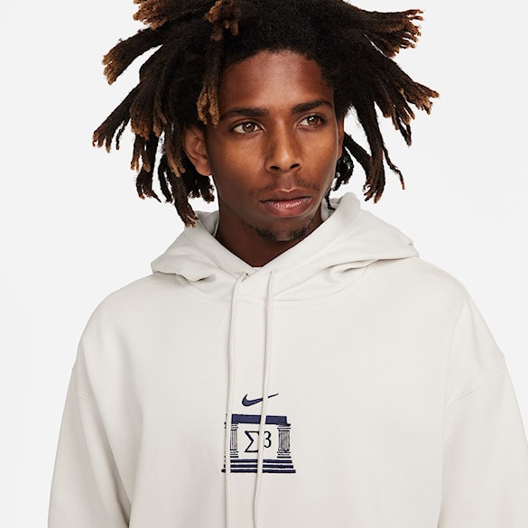 Hoodie Nike SB Fleece Pullover Hoodie Veikos GFX light bone/midnight navy 2023 - 3