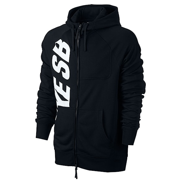 Bike mikina Nike SB Lightweight Everett Dri-Fit Full black/white 2016 - 1