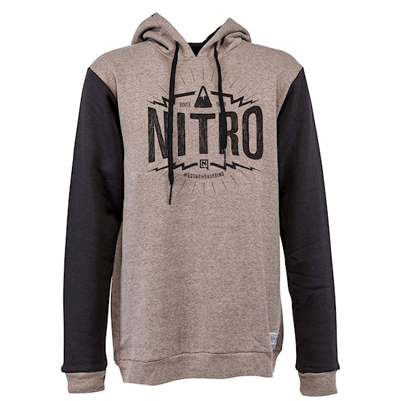 Bike mikina Nitro Triumph Hoody brown heather 2016 - 1