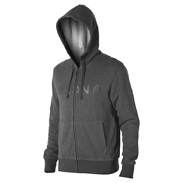 Bike mikina Nixon Nexus Zip Hood black heather 2013 - 1