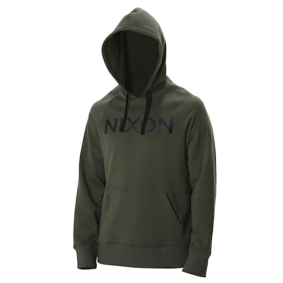 Bike mikina Nixon Wordmark dark sage 2013 - 1