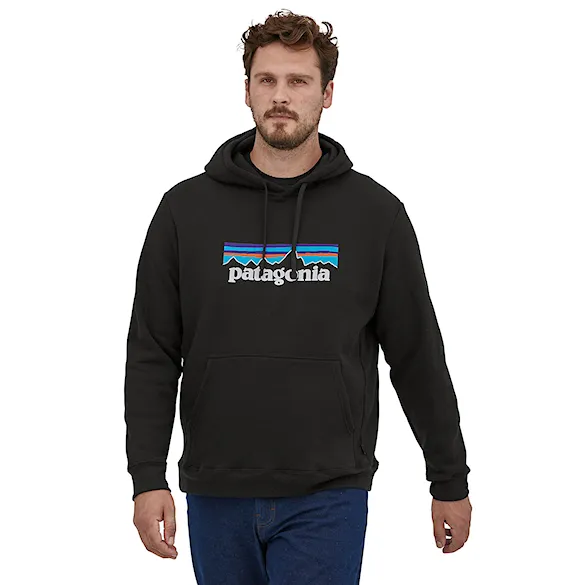 Hoodie Patagonia P-6 Logo Uprisal Hoody black 2025 - 4