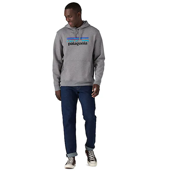 Mikina Patagonia P-6 Logo Uprisal Hoody gravel heather 2025 - 11