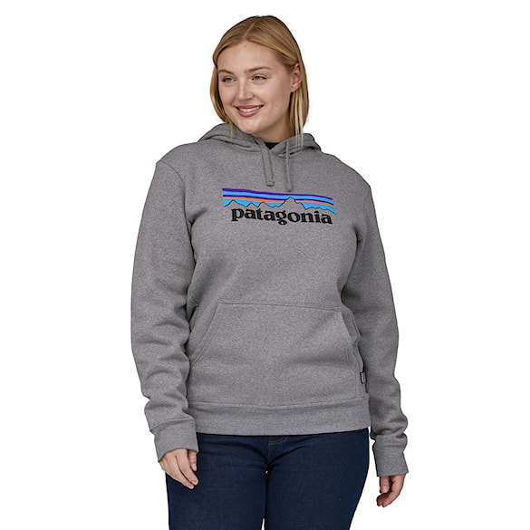 Mikina Patagonia P-6 Logo Uprisal Hoody gravel heather 2025 - 6