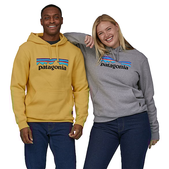 Mikina Patagonia P-6 Logo Uprisal Hoody gravel heather 2025 - 8