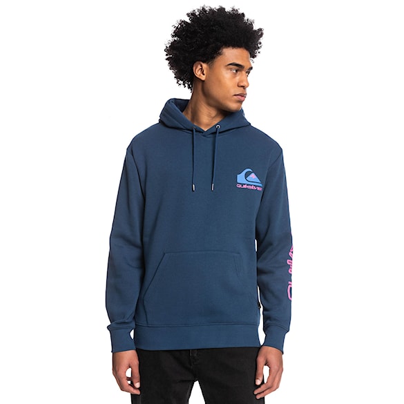 Mikina Quiksilver Omni Logo Hood insignia blue 2022 - 1