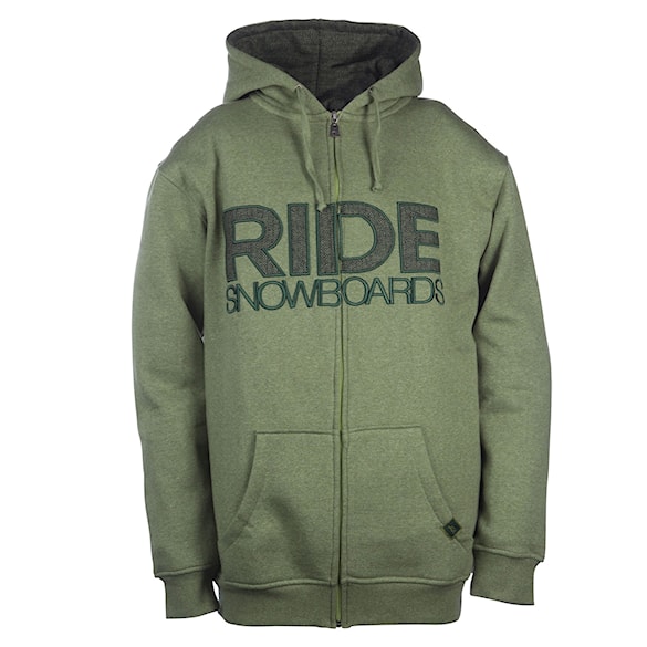Bike mikina Ride Heathered F. Zip green 2011 - 1
