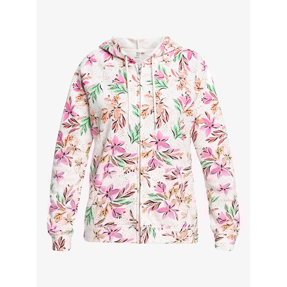 Mikina Roxy Dive Deep Hoodie snow white happy tropical 2024 - 5