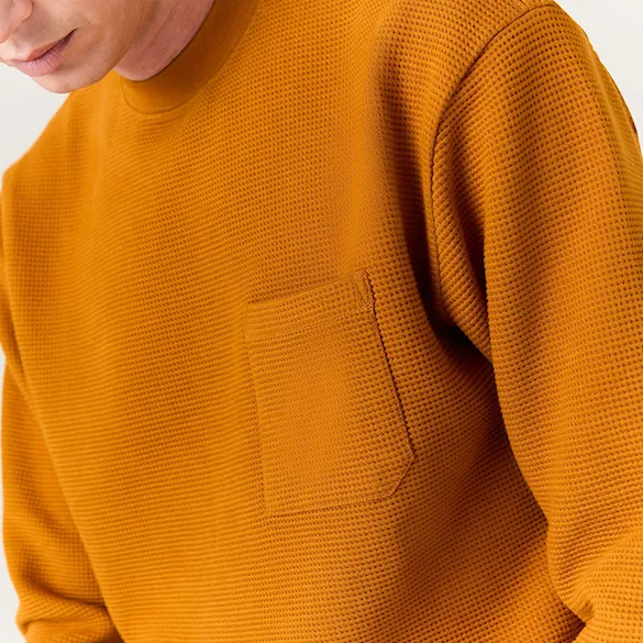 Mikina Stance Waffle Crewneck spice 2025 - 4