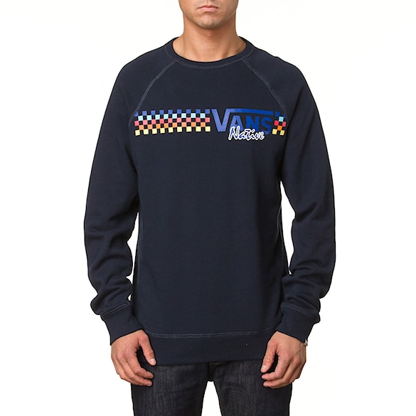 Bike mikina Vans Native Check Crew eclipse 2013 - 1