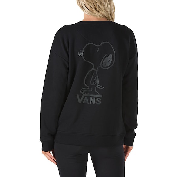 Bike mikina Vans Peanuts Tonal Embroider Crew black 2017 - 1