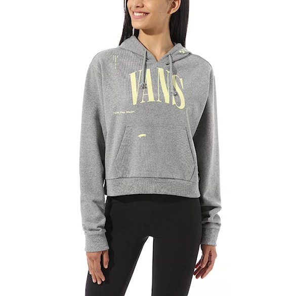 Bike mikina Vans Wms Kaye Crop Hoodie grey heather 2020 - 1