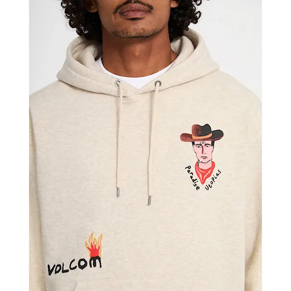 Hoodie Volcom FA Mickey Mason PO dust heather 2026 - 3