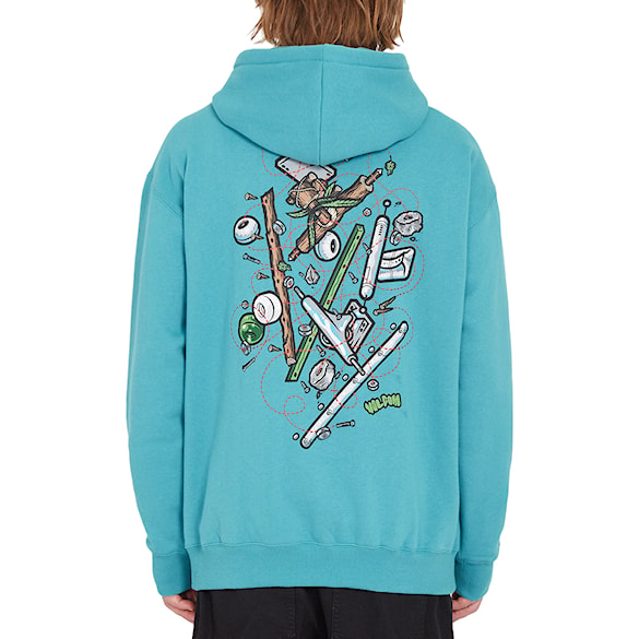 Hoodie Volcom FA Todd Bratrud PO temple teal 2023 - 1