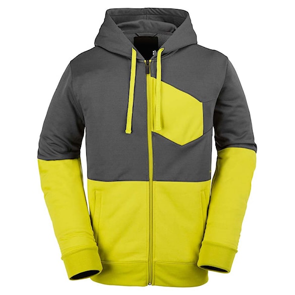Technická mikina Volcom Retrospec Fleece citronelle green 2016 - 1