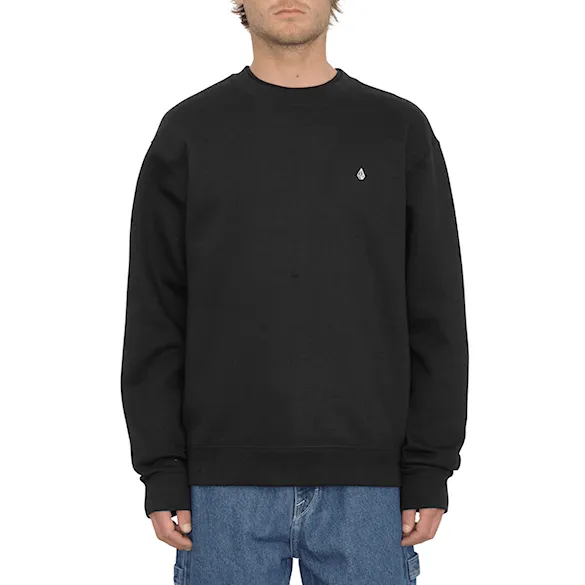 Hoodie Volcom Single Stone Crew black 2024 - 1