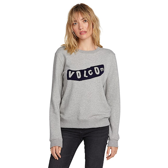 Bike mikina Volcom Sound Check Fleece heather grey 2019 - 1