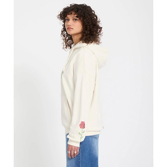 Mikina Volcom Wms FA Mickey Mason Zip Fleece off white 2026 - 5