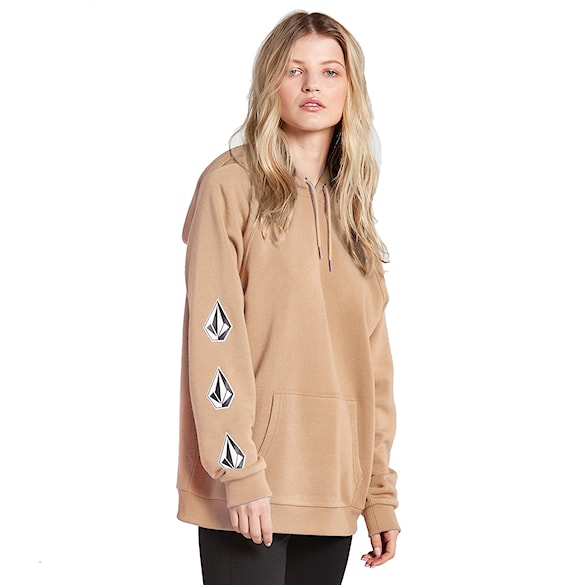 Mikina Volcom Wms Iconic Stone Hoodie hazelnut 2022 - 1